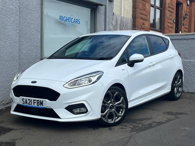 Ford Fiesta 1.0 EcoBoost Hybrid mHEV 125 ST-Line Edition 5dr Hatchback Petrol White