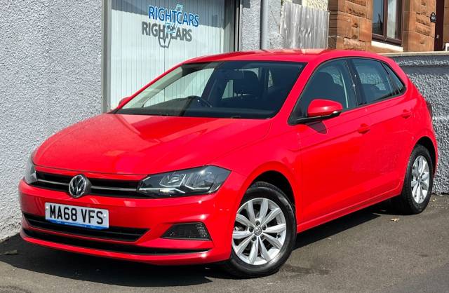Volkswagen Polo 1.0 TSI 95 SE 5dr Hatchback Petrol Red