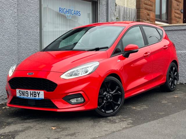 Ford Fiesta 1.0 EcoBoost 140 ST-Line 5dr Hatchback Petrol Red