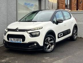 CITROEN C3 2020 (70) at Right Cars Saltcoats